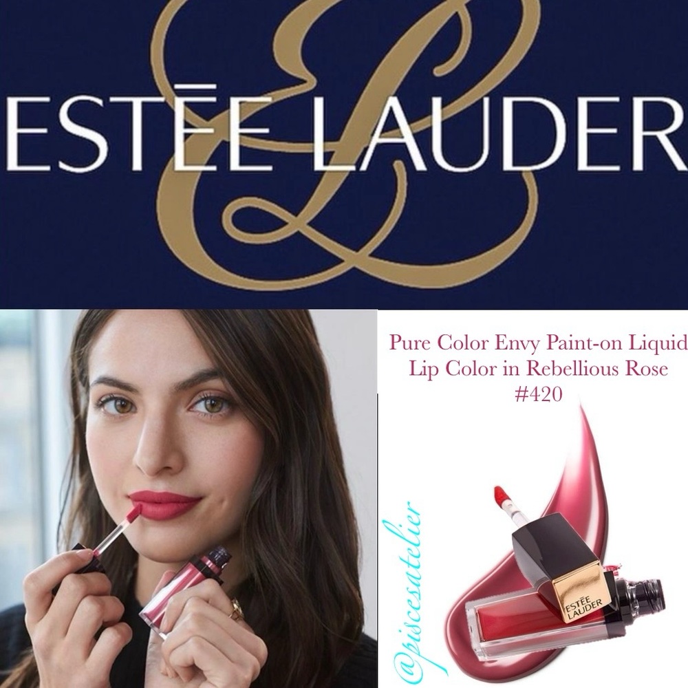 Estée Lauder Pure Color Envy Paint-on Liquid Lip Color in Rebellious Rose #420